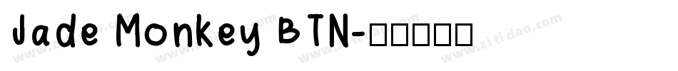 Jade Monkey BTN字体转换